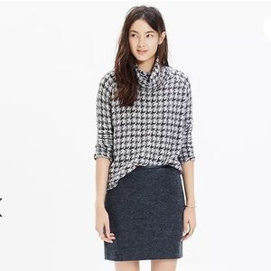Madewell Gamine Wool Blend Mini Skirt